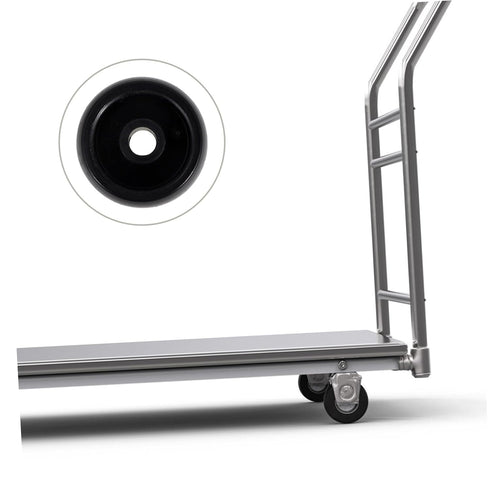 Commercial Alipis Versatile Plastic Caster Wheels Single Wheel for Office Chair Easy Install Rolling Cart Hardware