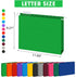 HERKKA Extra Capacity Hanging File Folders, 60 Pack, Reinforced Letter Size, 1 Inch Expansion for Bulky Files, 12
