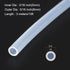 10ft 3/16" ID x 5/16" OD Silicone Tubing Clear 5mm x 8mm Industrial Plastic Tubing Pure Silicone Hoses for Pump Siphoning Draining Irrigation Brewing