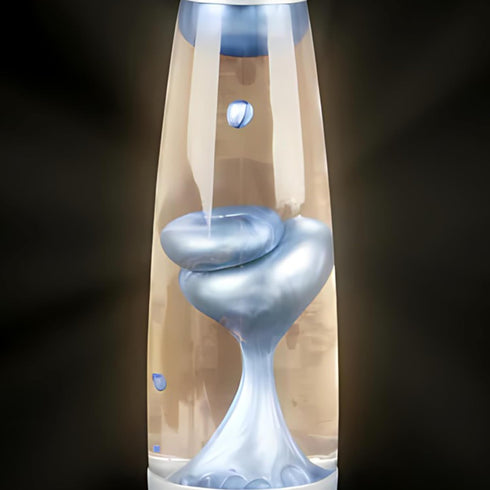 13.5" Rhode Island Novelty Blue Metallic Wax Motion Lamp