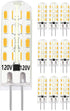 G4 LED Light Bulb 2W Equivalent to 20W, Warm White 3000K, 200lm Bi-pin Base, 120V, Pack of 10