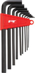 Performance Tool W1394 Long Shank Hex Key Set, Heat Treated Alloy Steel with Storage Holder, Metric Sizes: 15mm to 10mm