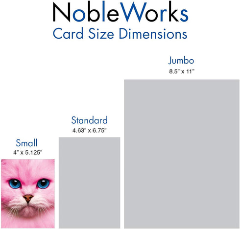 The Best Card Company 20 Adorable Cat Greeting Cards, Blank Assortment (4 x 5.12 Inch, 10 Designs, 2 Each)