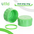 Media Bottle, 4 Pcs of 500ml Borosilicate Glass Bottles with GL45 Screw Caps for Lab Storage