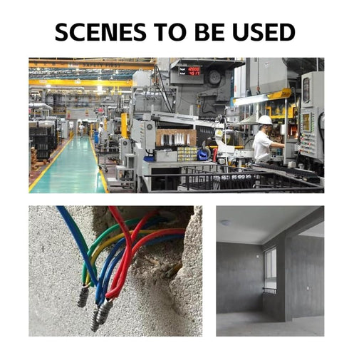 Terminal Blocks, 10Pcs 360V 10A Electric Terminal Strip Block, 12 Position Screw Terminals