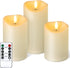 NURADA Outdoor Flameless Candles with Remote Timer - Waterproof Realistic Flickering LED