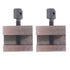 V Block Set with Clamp - Hardened Steel 90 Degree Angle Precision V Block Set with Box
