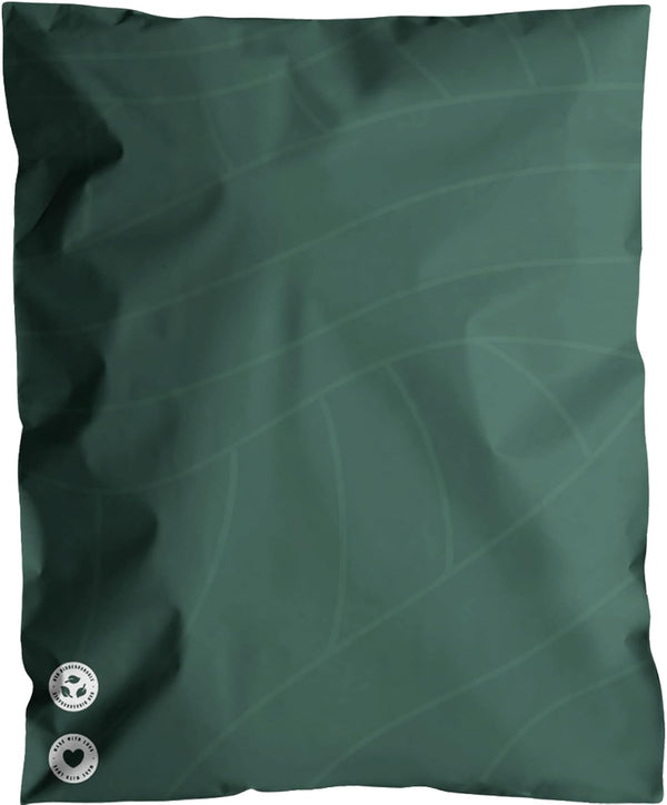 Impack Biodegradable Mailers - 25 Pack Flat Shipping Bags, Self-Seal, Waterproof Thick Mailing Envelope for Clothing