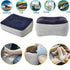 Inflatable Travel Foot Rest Pillows - Air Footrest Cushion for Travel, Office, and Home