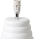 LT1168-OFF 12.68" Simple Designs Chic Glow Mini Stacked Ceramic Table Lamp, Monochromatic Fabric Shade, Small Accent