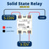 Solid State Relay 60DD Input 3-32V DC Single Phase Solid State Relay to Output 12-220V DC 60A