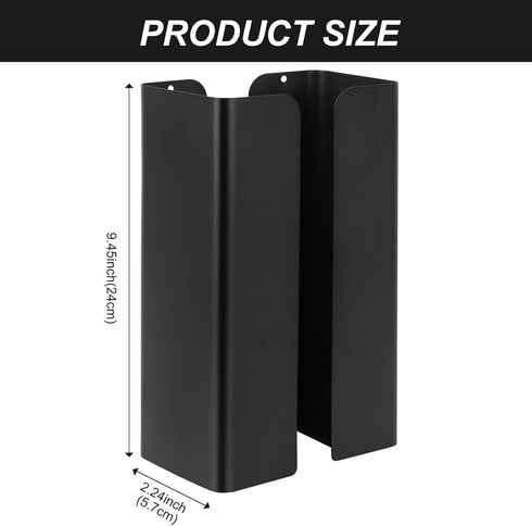 Magnetic Glove & Tissue Dispenser Holder - Adjustable Size Holds Boxes of Gloves, Towels, Wipes, Tissues - Mount onto a