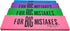 Huge 6.75" Colorful Rubber Pencil Erasers, Rectangular Shape, 4 Pack (4 Colors) for Big Mistakes