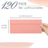 Business Envelopes, 120-Pack #10 Envelopes, 4 1/8 x 9 1/2 Inches in 6 Warm Pastel Colors