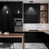 LACHEERY Glossy Black Contact Paper, 15.8"x80" Peel and Stick Wallpaper for Kitchen Cabinets and Bathroom Countertops