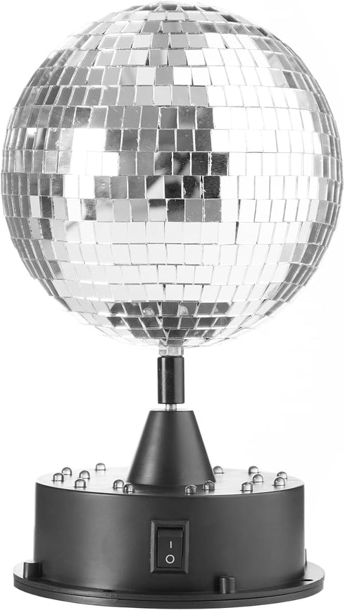 CZTGNMI LED Disco Ball Table Lamp Rotating Mirror | Color-Changing Indoor Party Essential
