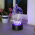 EXIGENT 3D Boba Bubble Milk Tea Acrylic LED Lamp Night Light Flashing Cool (BobaLamp)