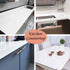 Glossy White Contact Paper for Countertops, 15.8''x78.7'' Removable Waterproof Vinyl Roll for Kitchen Cabinet