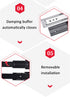 KDDEON 1 Runners,45kg (16in/400mm) Pair Home Drawer Slide with Soft/Self Closing,Silent Ball Bearing Full Extension