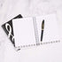 Exquisite 2 in 1 Music Theme Stationery Gift Box Set, Loose Leaf Notebook and Roller Ball Pen for Father's Day