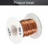 Fielect 0.55mm Inner Dia Magnet Wire Enameled Copper Wire Winding Coil 49.2Ft Length for Motors