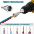 2PCS 6mm 9-22 Wire Twister Tool for Drill, Wire Nut Twister for Electrical Power Drill, Hex Shank Cable Wire Twisting