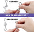 E BAVITE 10 Pack Strong Magnetic Hooks, 22Lbs Neodymium Magnets for Refrigerator, Grill, Towel, Indoor Hanging, Home,