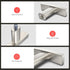 homdiy 10 Pack Brushed Nickel Cabinet Knobs, Solid Zinc Alloy T Cabinet Handle for Kitchen Drawer