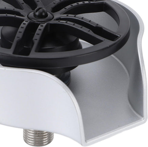 G1/2 Glass Rinser Automatic Rotating Cup Washer, High Pressure Jet Sprayer with Thread, Stainless Steel Sink Mounted