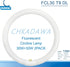 FC9T9 9 inch Bulbs T9 30W, FCL30 30 Bulb 6500K, G10q 4 2 Pack CHKADAWA Circline Light Circular Fluorescent Lamp Round