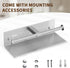 304 YUMORE Toilet Paper Holder, Stainless Steel Bathroom Double Roll Tissue Holder with Shelf, Wall Mounted Washroom