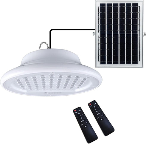 HULPPRE Solar Shed Light-Daytime or Night,96Leds Brighter White Solar Light Indoor&Outdoor with