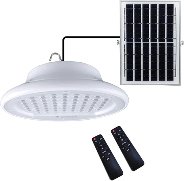 HULPPRE Solar Shed Light-Daytime or Night,96Leds Brighter White Solar Light Indoor&Outdoor with