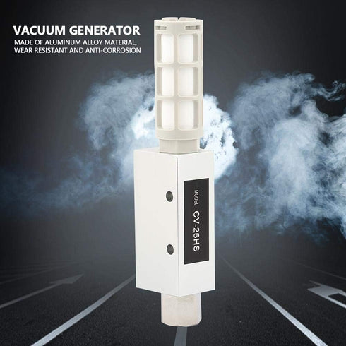 CV-25HS Compressed Air Regulators, Pneumatic Air Exhaust Vacuum Generator Ejector with Silencer