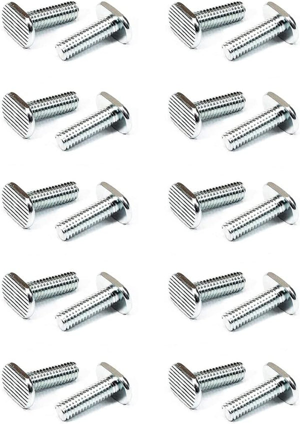 POWERTEC QTB1001 Tee Bolt 5/16-Inch-18, 1-Inch Long, 20-Pack