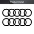 10pcs Nitrile Rubber O-Rings, 3.1mm Wire Dia, 29.8mm Inner Dia, 36mm OD, Black Washers for Oil or Air Sealing