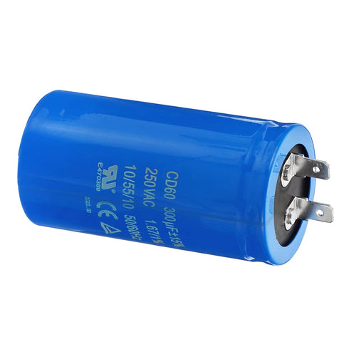 PATIKIL CD60 Run Capacitor - 300uF/MFD 250VAC 15% Tolerance for Air Compressor Motor Starts