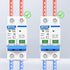 JOTTA DC Miniature Circuit Breaker 2 Poles - 1000V for Solar PV System, Din Rail Installation (2 PCS 20A)