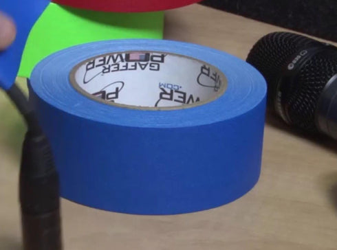 Gaffer Power Gaffers Tape, 2 Inch, Electric Blue, USA Made Quality, Leaves No Residue