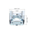 uxcell 1/4-20 20Pcs Cage Nut, Snap-in Cage Nuts, Carbon Steel Zinc Plated Metric Nut for Server Rack Cabinet, Silver