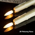 Real Wax Flameless Taper Candles with Remote, 9.6 Inches LED Window Candles, Set of 2 for Christmas Decor (Ivory)
