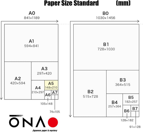 Washi Paper Printable A5 Printer Paper (100 Sheets), REIJOUSHI Japanese Paper for Printing, Multipurpose Copy Paper for Laser and Inkjet Printers, Made in JAPAN (47331)