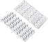 Truss Plates 2 X 4 Inch, 30Pcs Pronged Steel Mending Plate with Nail Teeth for Roofing Wood Connector