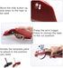 Fdit Embossing Label Maker, Clear Number Letter, One Hand Operation, Durable ABS for DIY Label Making