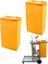 QWORK Janitorial Cart Bag, 24 Gallon Waterproof Large Capacity Padded Housekeeping Commercial
