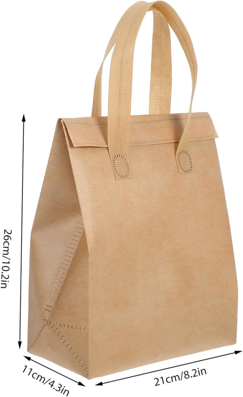 50 Insulated Take-Out Bags for Hot & Cold Beverages - Ideal for Milk Tea