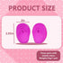 Happyupcity 3Pairs Multi-Color Silicone Hair Dyeing Earmuffs Hairdressing Ear Covers Waterproof Soft Ear Protectors Ear