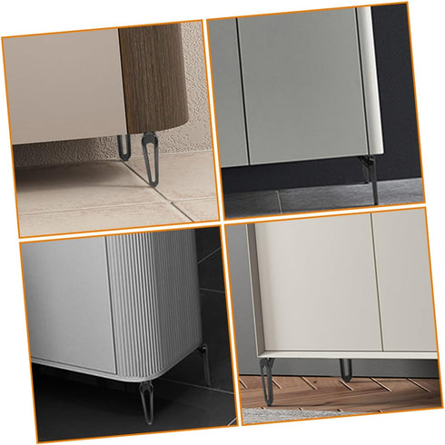 LIFKOME 2pcs Furniture Legs for Sofa and Table Replacement Unique Modern Design for Table and Tv Stand Easy