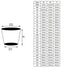 XXKKUQSD 10pcs 5) Food Grade White Silicone Stoppers - Durable Rubber Test Tube Plugs for Home Brewing, Wine