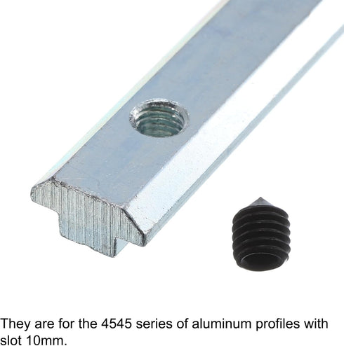 uxcell Straight Line Connector - 4Pcs 7.1inch Inside Joint Brackets with M8 Screws for Aluminum Extrusion